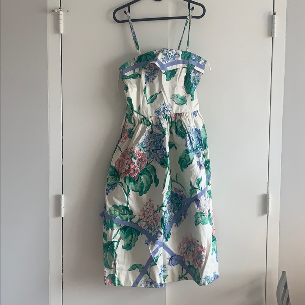 True vintage 70s 80s dress floral dress